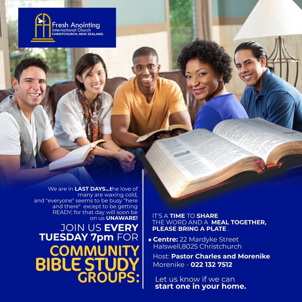 Bible Study Group christchurch